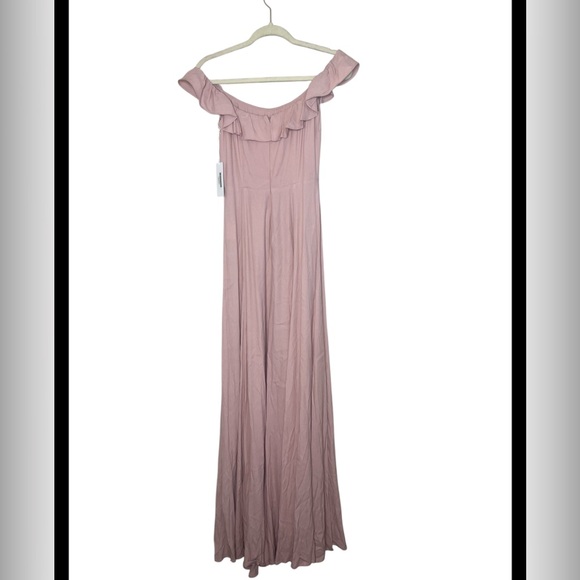 NWT Reformation Verbena Gown in Blush Size 0 - Picture 7 of 9